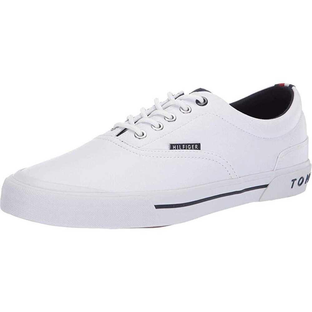 Tommy Hilfiger Pallet 6 Sneakers Men's US 13 White Leather Low Top Shoes GAL617